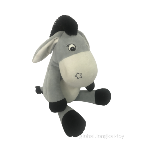 Sea Animal Toys Plush Donkey With Rattle Factory